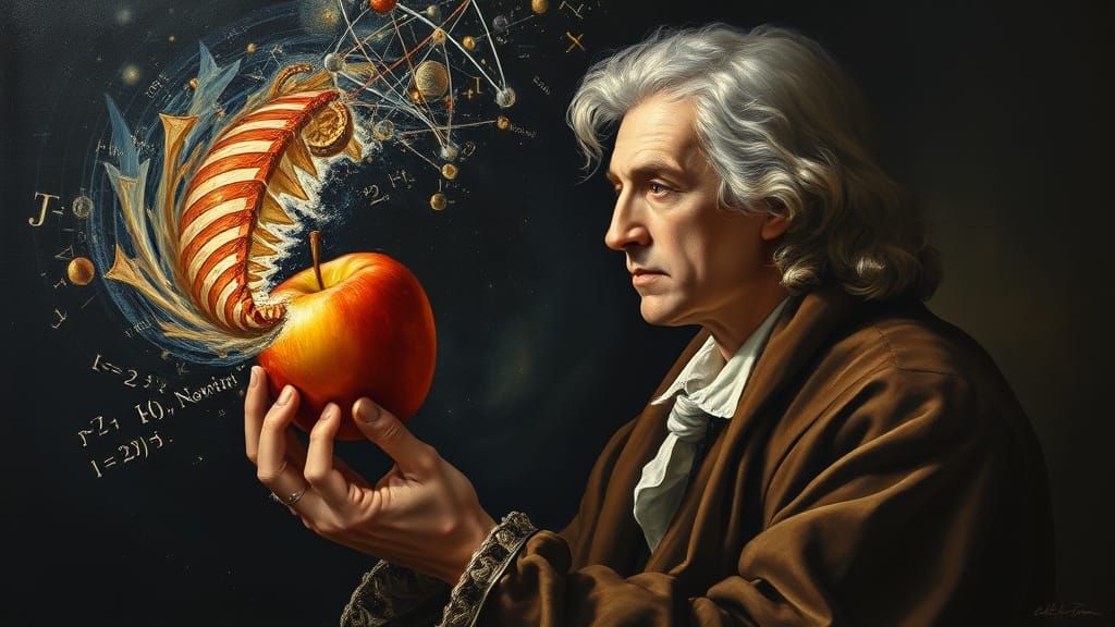 Renaissance Masterpiece: Newton Contemplates Dissolving Appl...