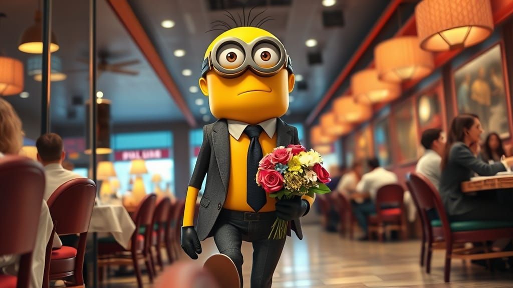 Formal Minion Seeks Someone in Vibrant Restaurant Scene