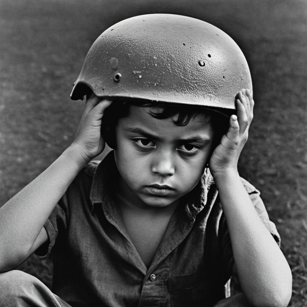 Zombie's Tormented Mind: A Haunting Visual