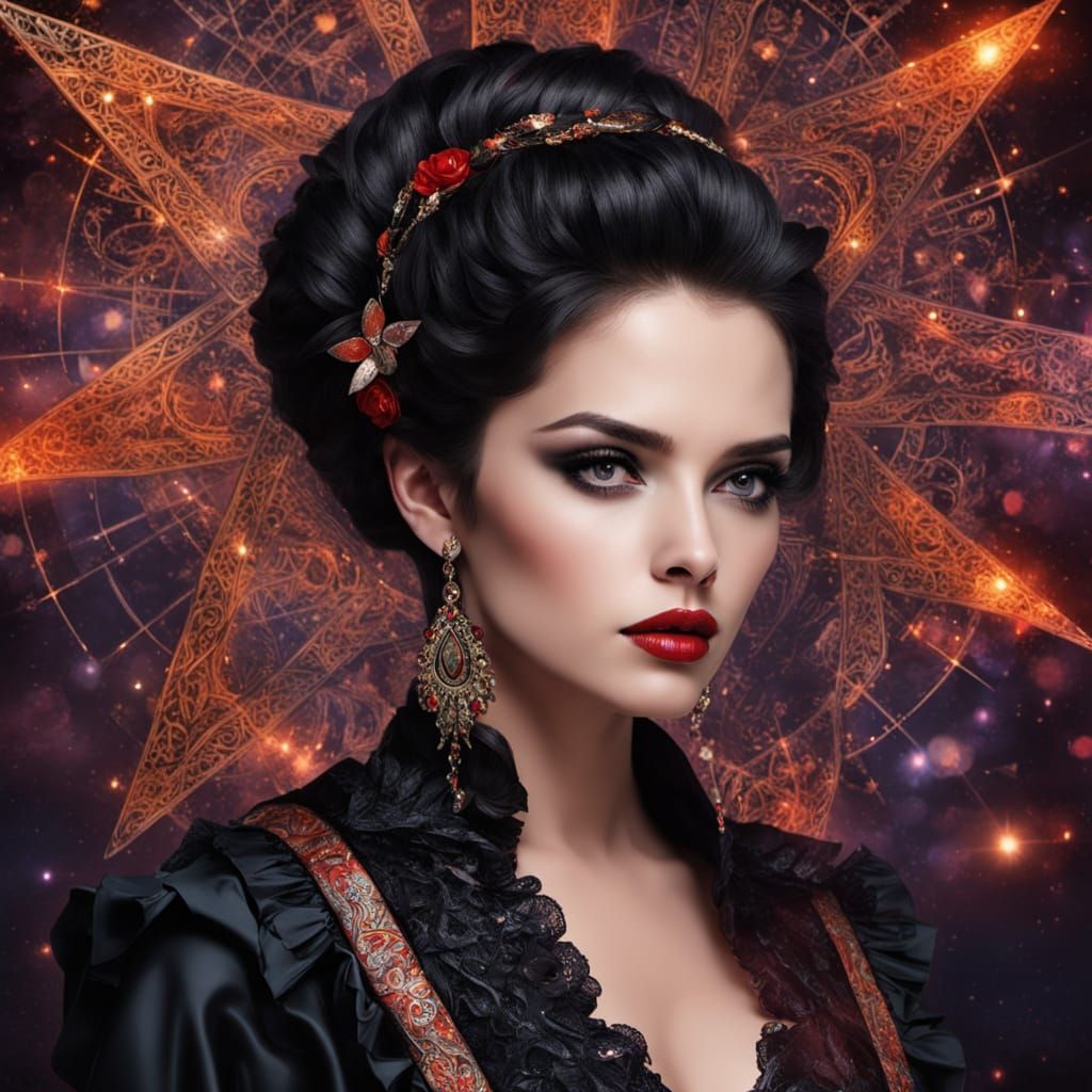 Mysterious Woman, Sensual Love, and Dreamlike Worlds