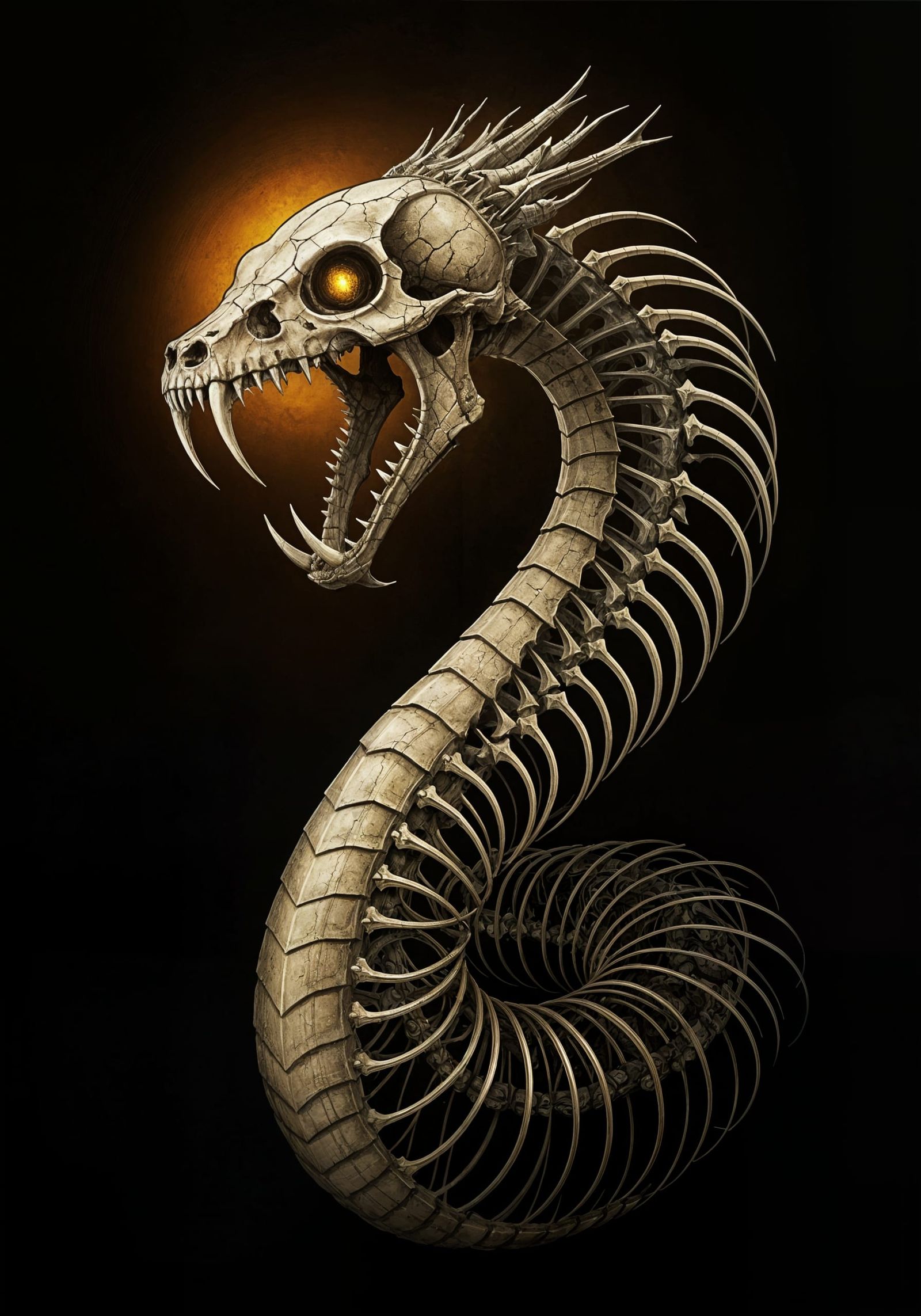 Fantastical Dungeons&Dragons Creature in Hand Drawn Style