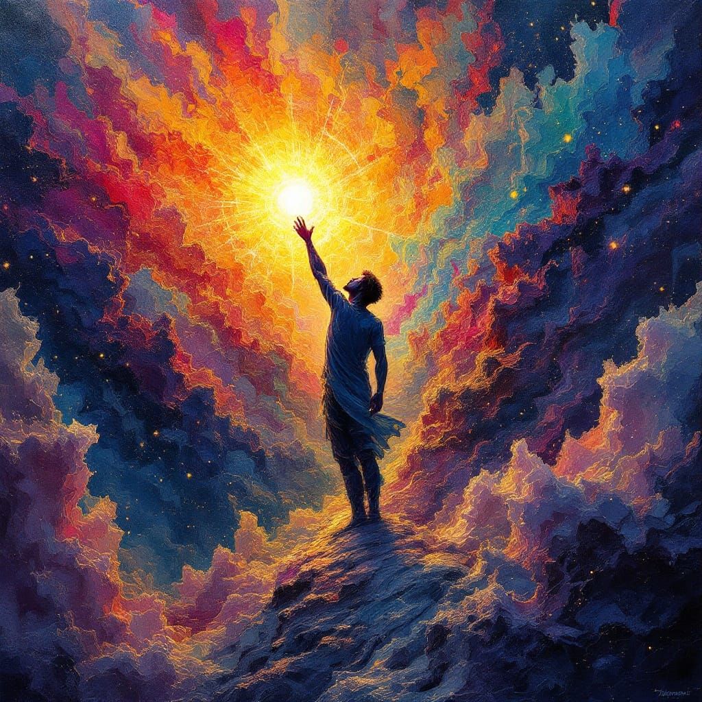 Reaching for Radiant Ascent in Abstract Expressionism