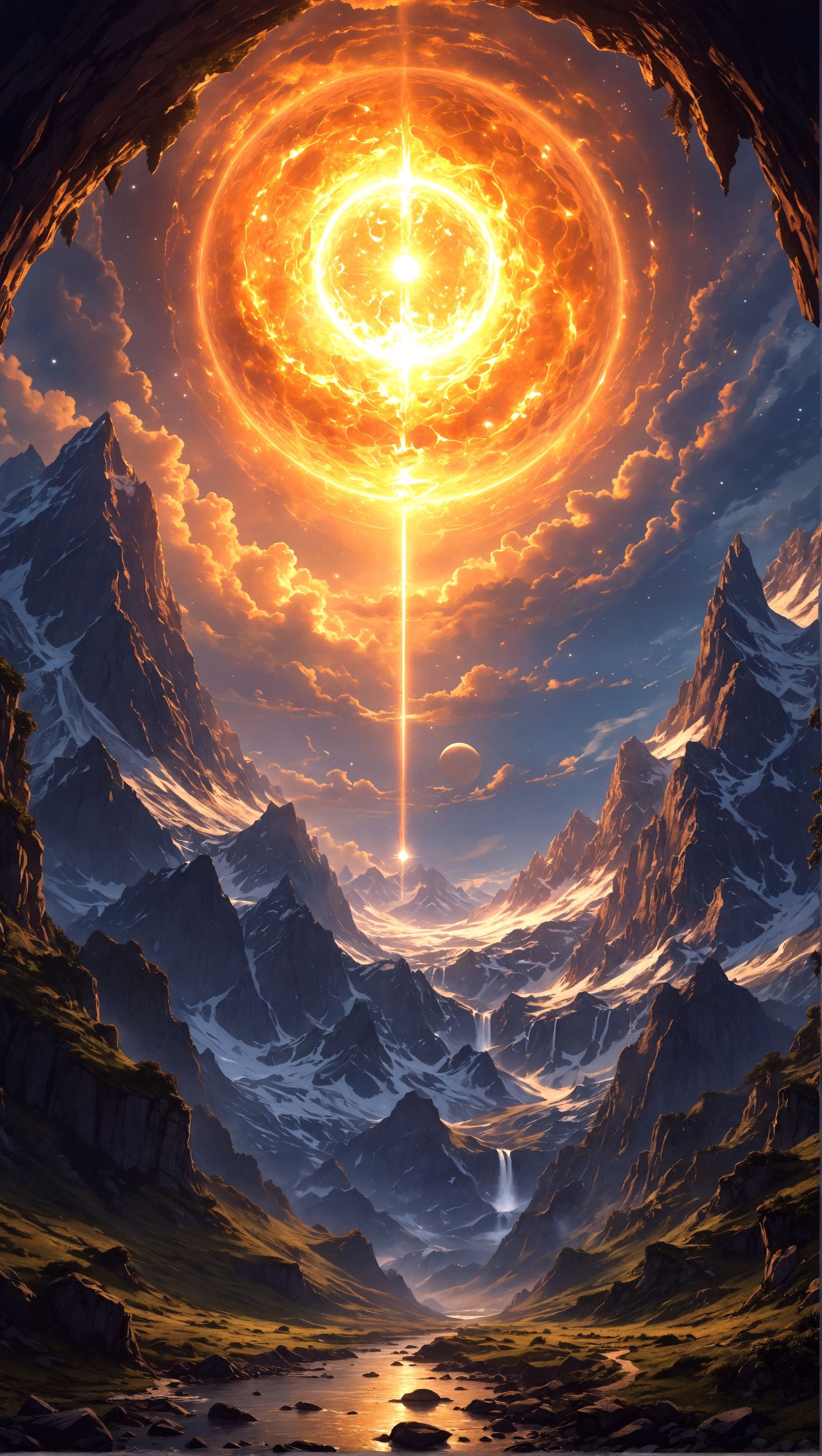 Cyberpunk Surrealism with Melting Elements and Ethereal Ligh...