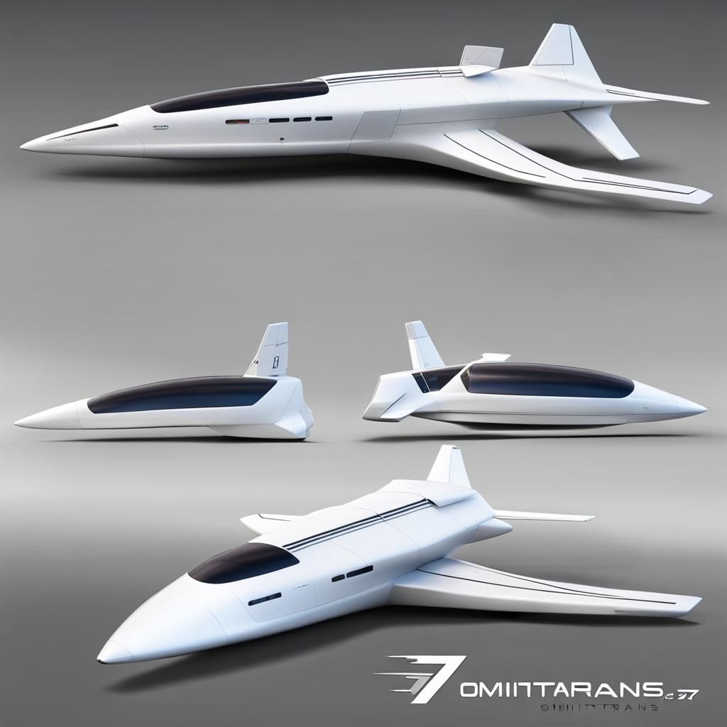 Futuristic OmniTrans X-7 Shuttle Design