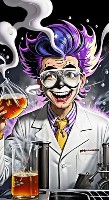 Eccentric Mad Scientist Creates Flibbergibble in a Vibrant L...