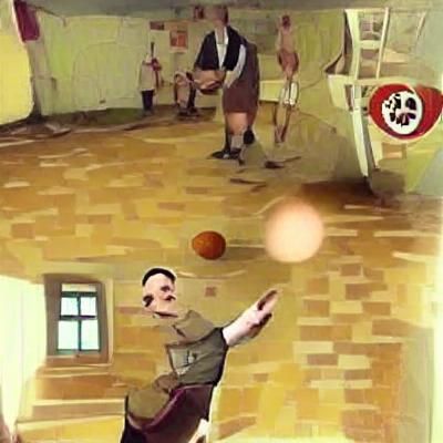 Man in Athletic Wear Playing Basketball