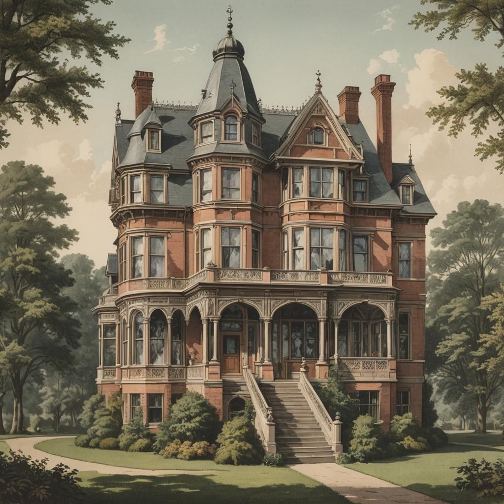 Manor style Queen Anne