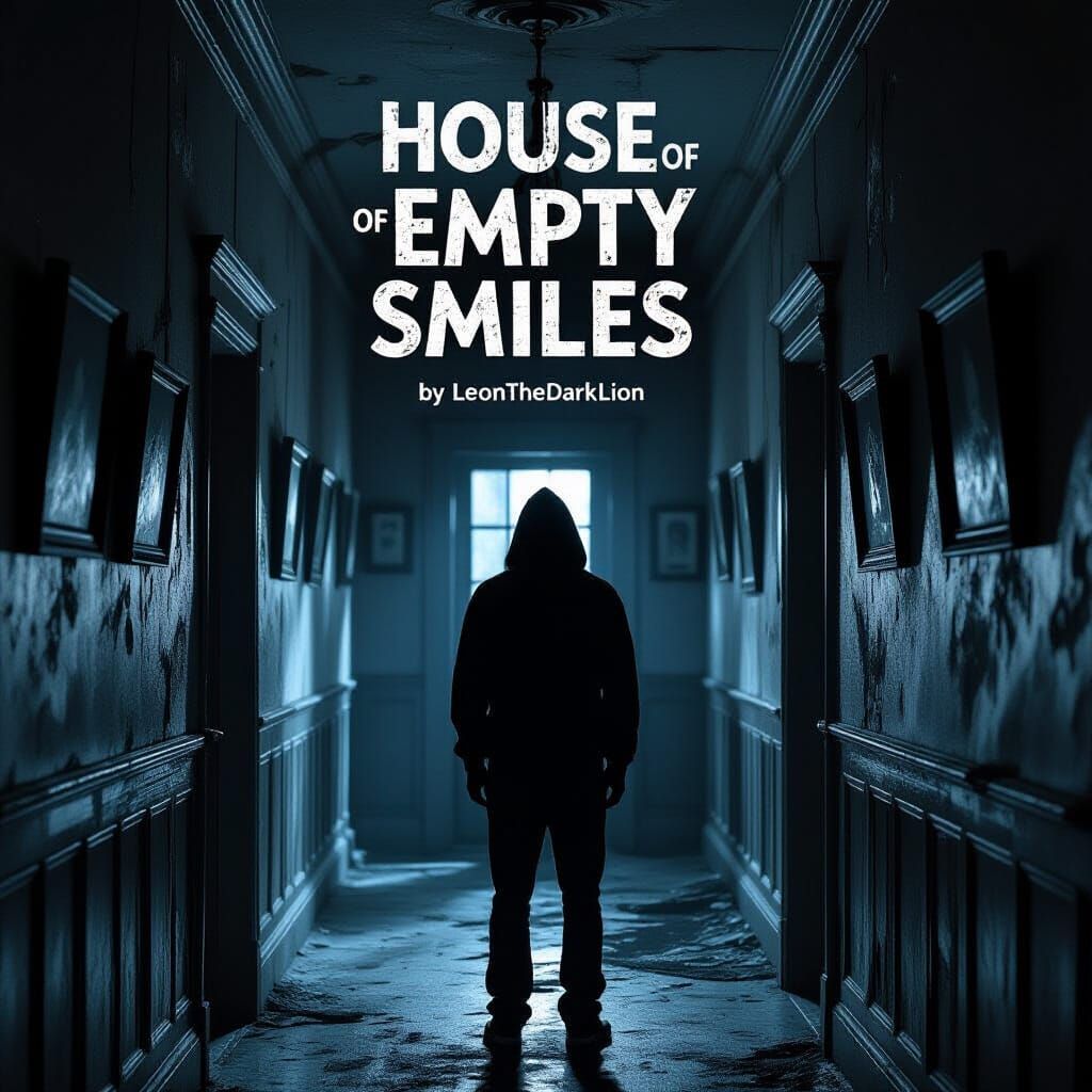 Melancholic Hallway with Figure in Dark Fantasy Concept Art