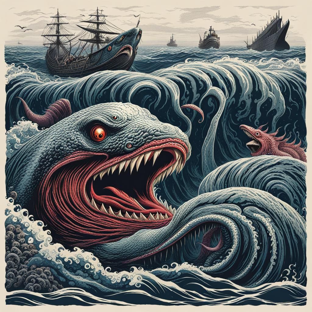Scary Sea Monsters from the Deep Ocean