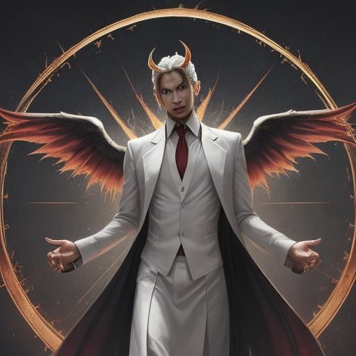 Stylized Portrait of Lucifer