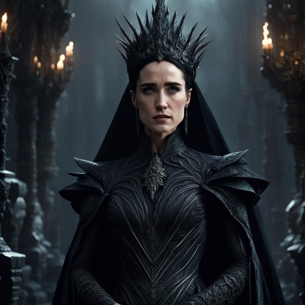 Dark Witch Queen: Epic Cinematic Digital Painting