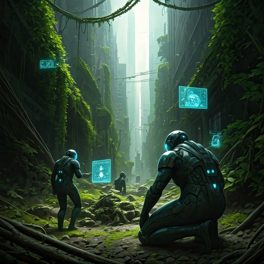 Future Archeologists Uncover Forgotten Metropolis