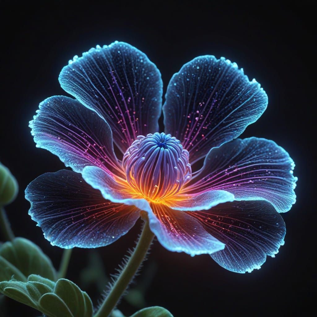 Ditsy Quantum Blooms in Hyperspace