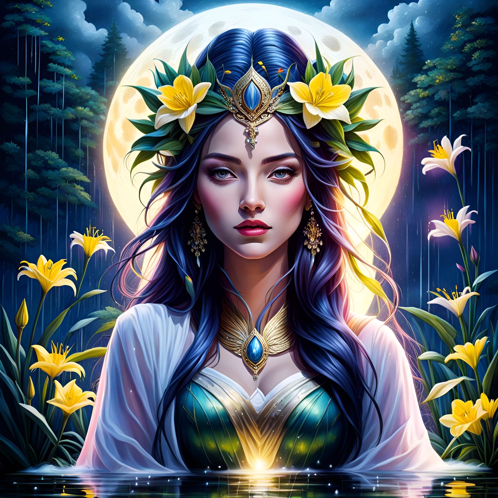 Moonlit Portraits: Moon Goddess v2 (Mysterious XL v4)