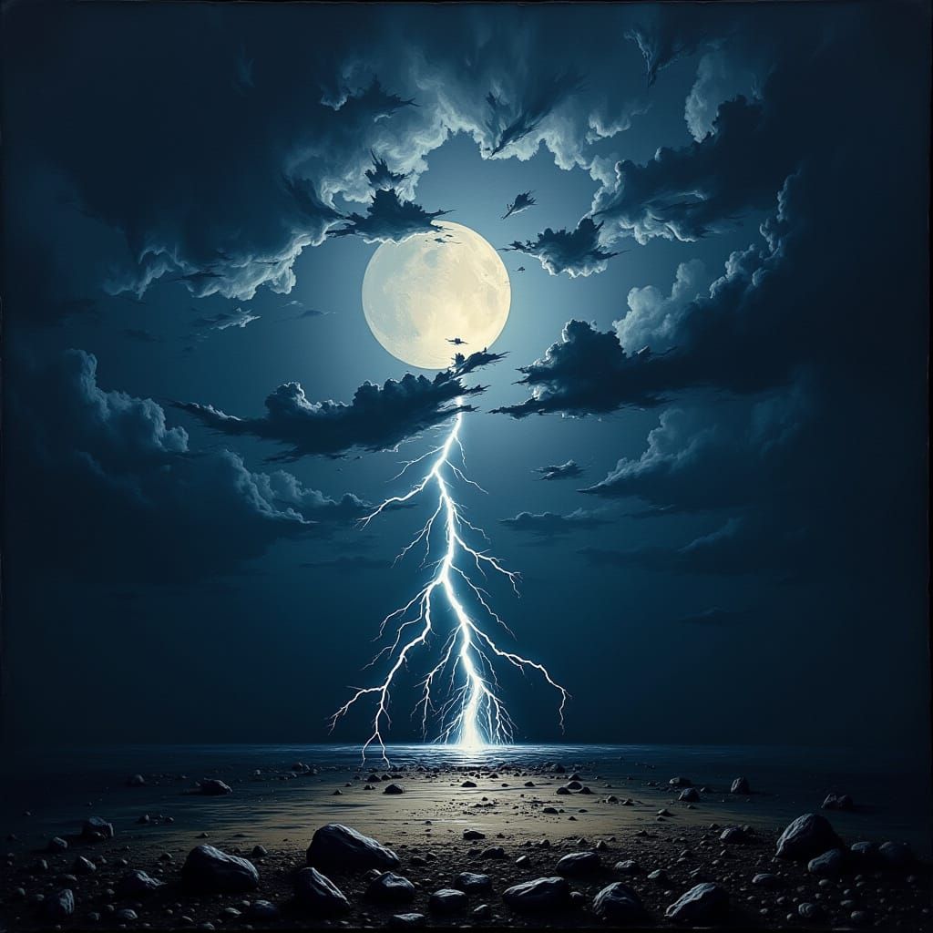 Electric Storm Before Full Moon