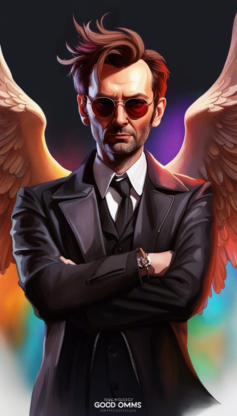 Intricate Portrait of Red-Haired Man in Art Nouveau Style