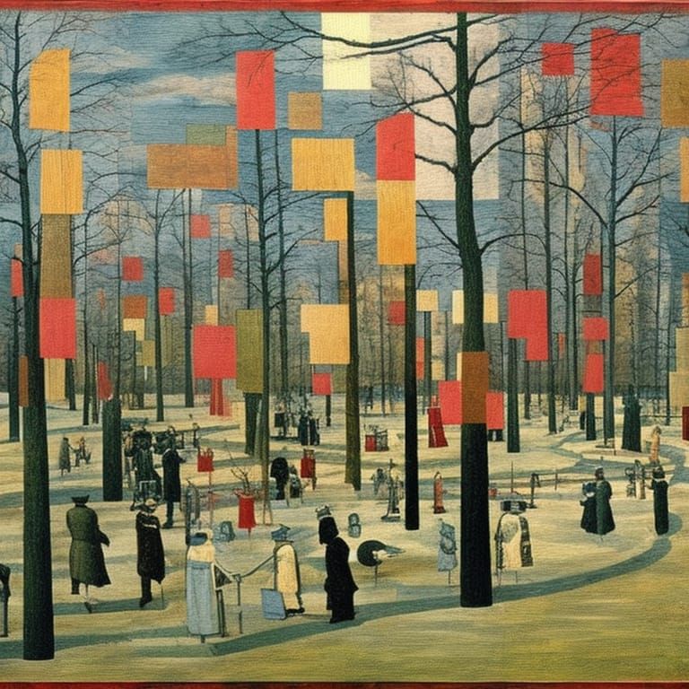 DNA Double Helix in Varied Art Styles