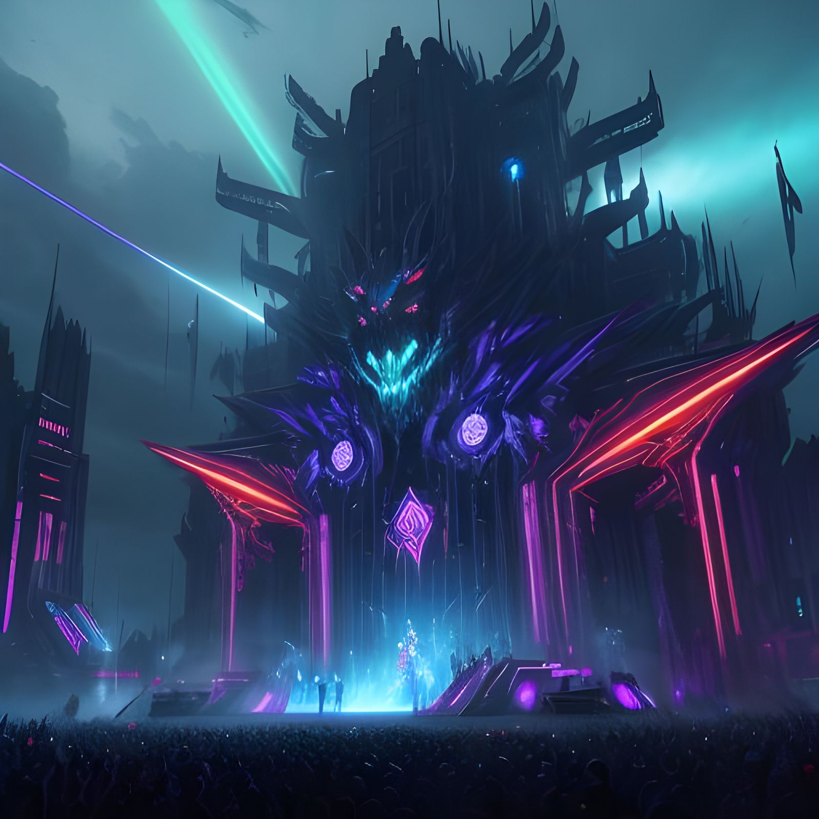 DJ Demonixx Thrills Massive Stadium Crowd with Dark Techno B...