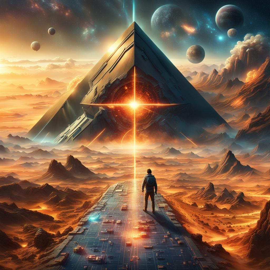 Dramatic Supernova Digital Matte Painting