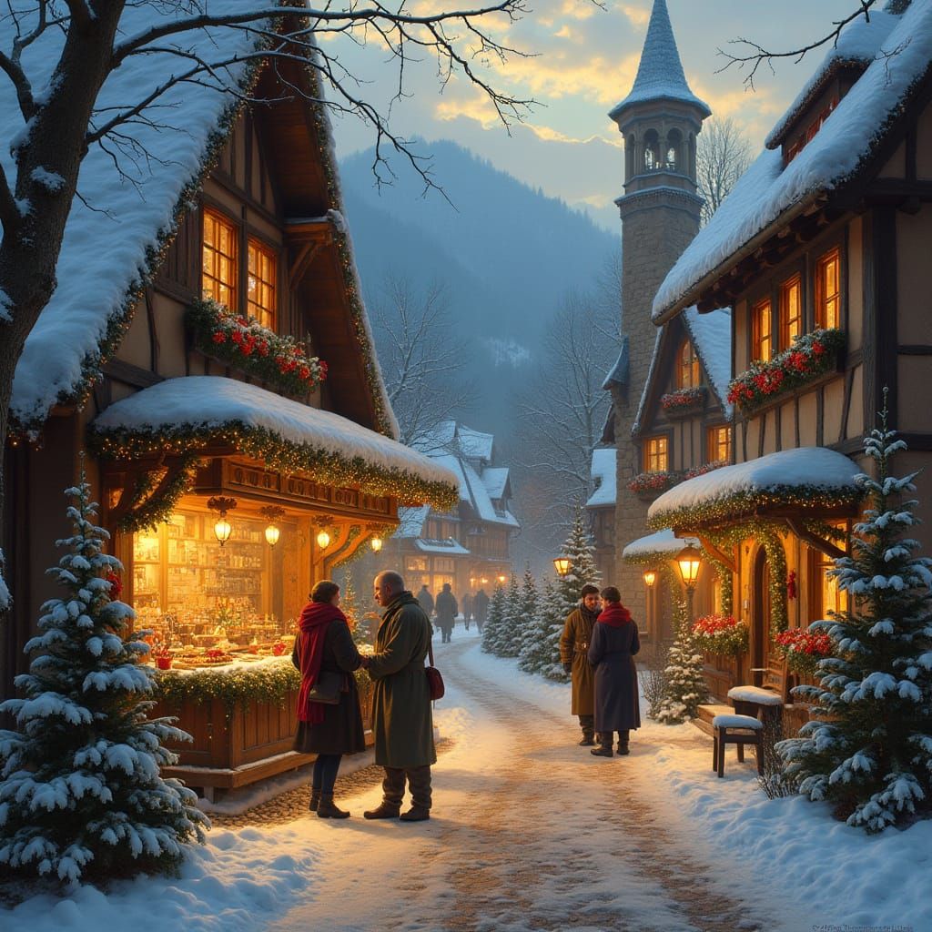 Christmas in the Bavarian Mountains