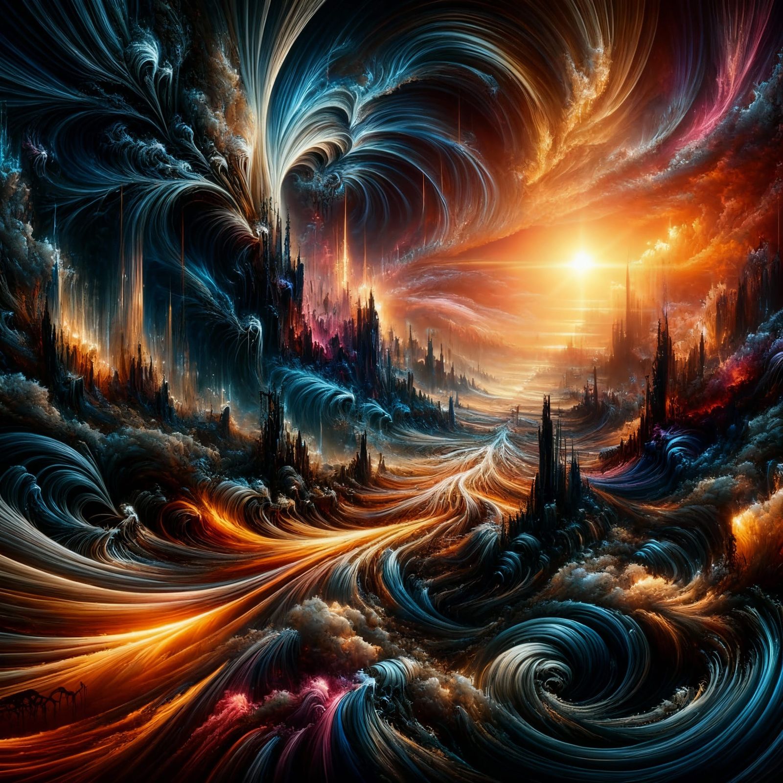 Terrifyingly Beautiful Landscape of Chaotic Glory