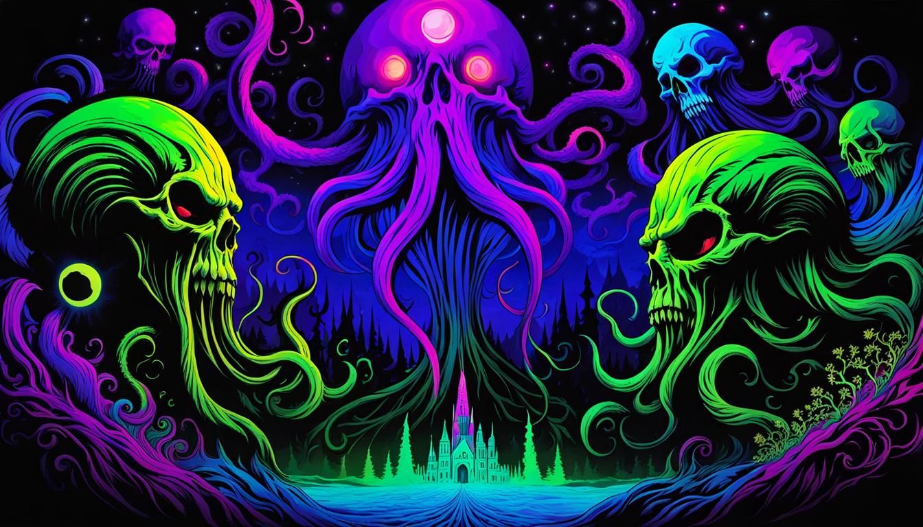 Eldritch Hallucinations: Psychedelic Horror Art
