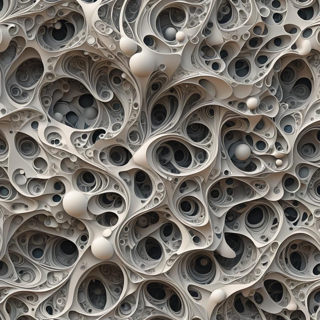 Abstract Vector Fractal Exploration with Zentangle