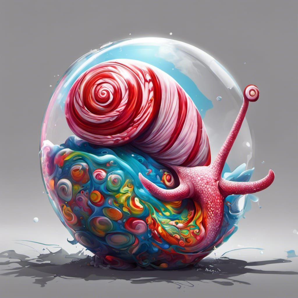 candy cane snail