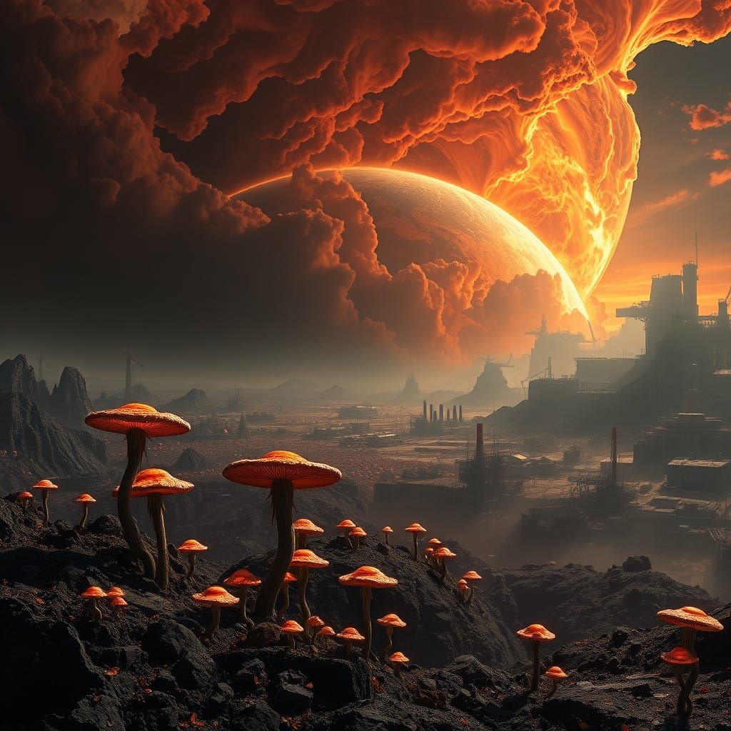 Dystopian Apocalypse: Toxic Wastes and Industrial Ruins