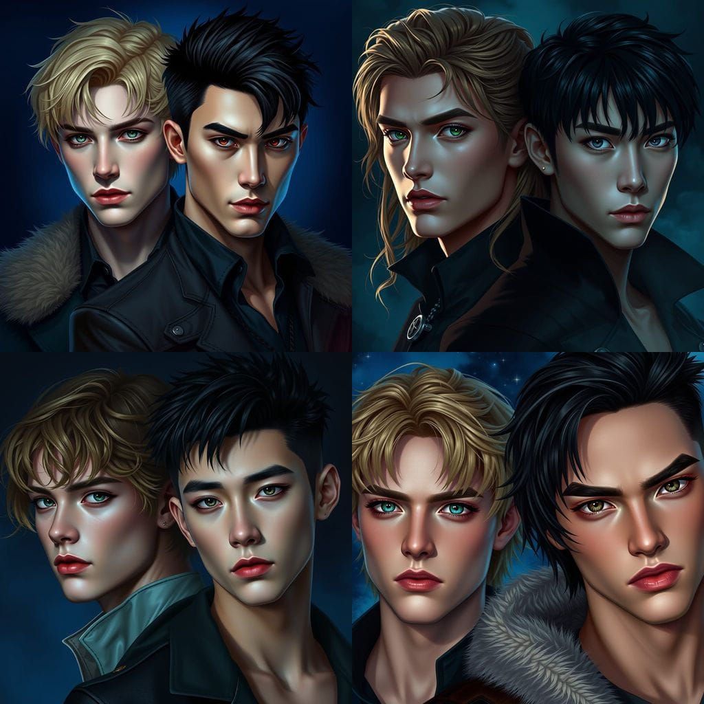 Sultry Vampires in Dark Fantasy Setting