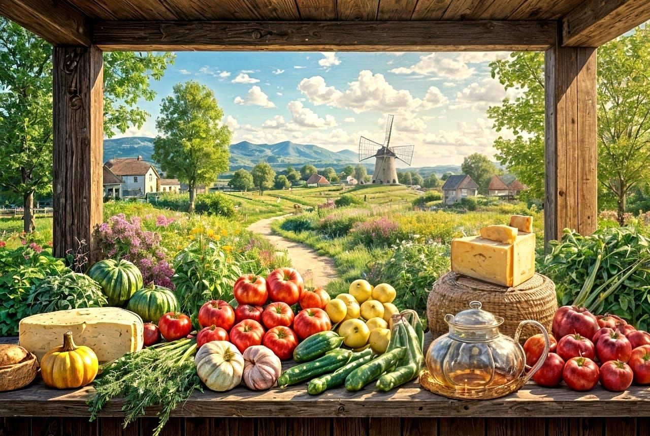 Rustic Farm Stand