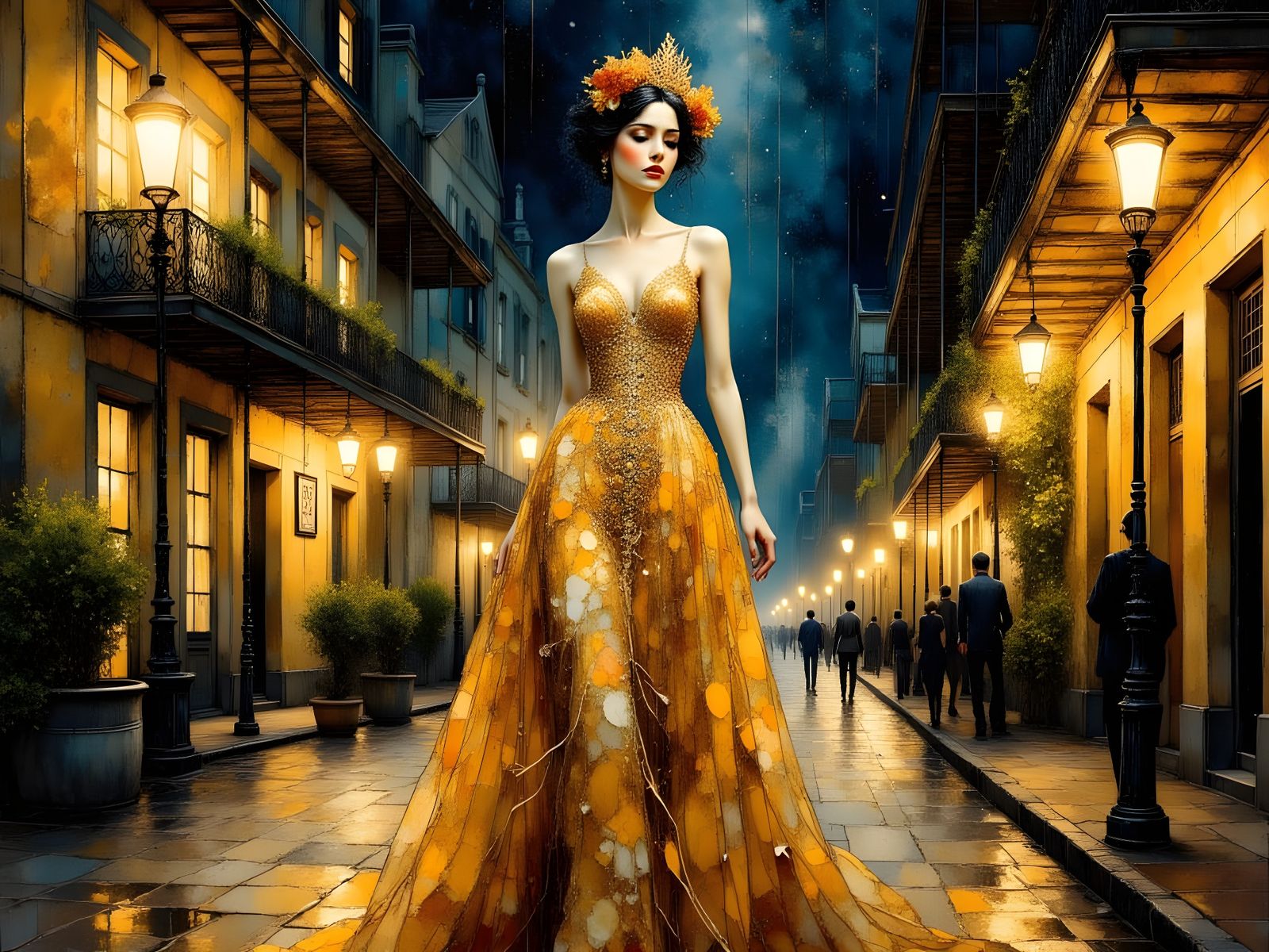 Golden Bourbon Street