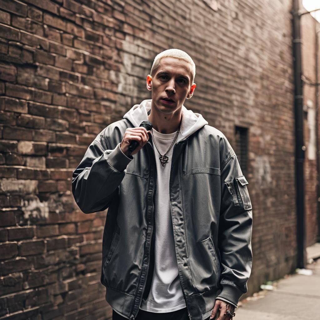 Slim Shady in Dark Alleyway, Professional Photography