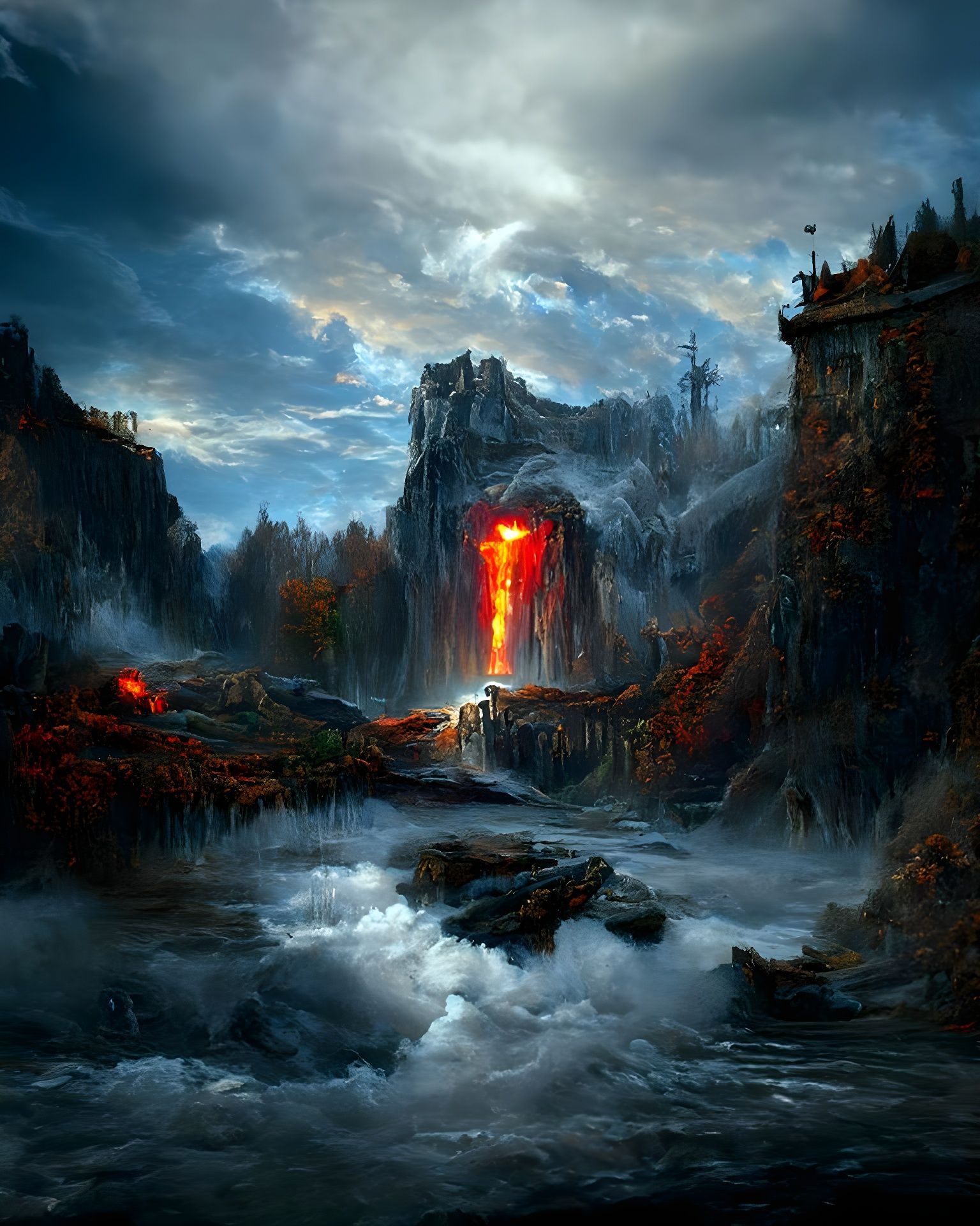 Infernal Castle: A Fiery Gateway to Hell