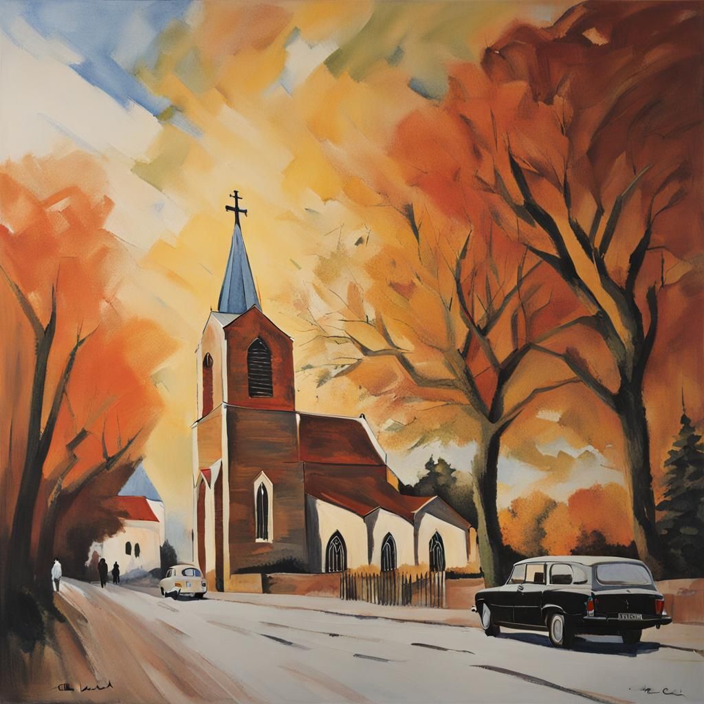 Simple Image of a Church