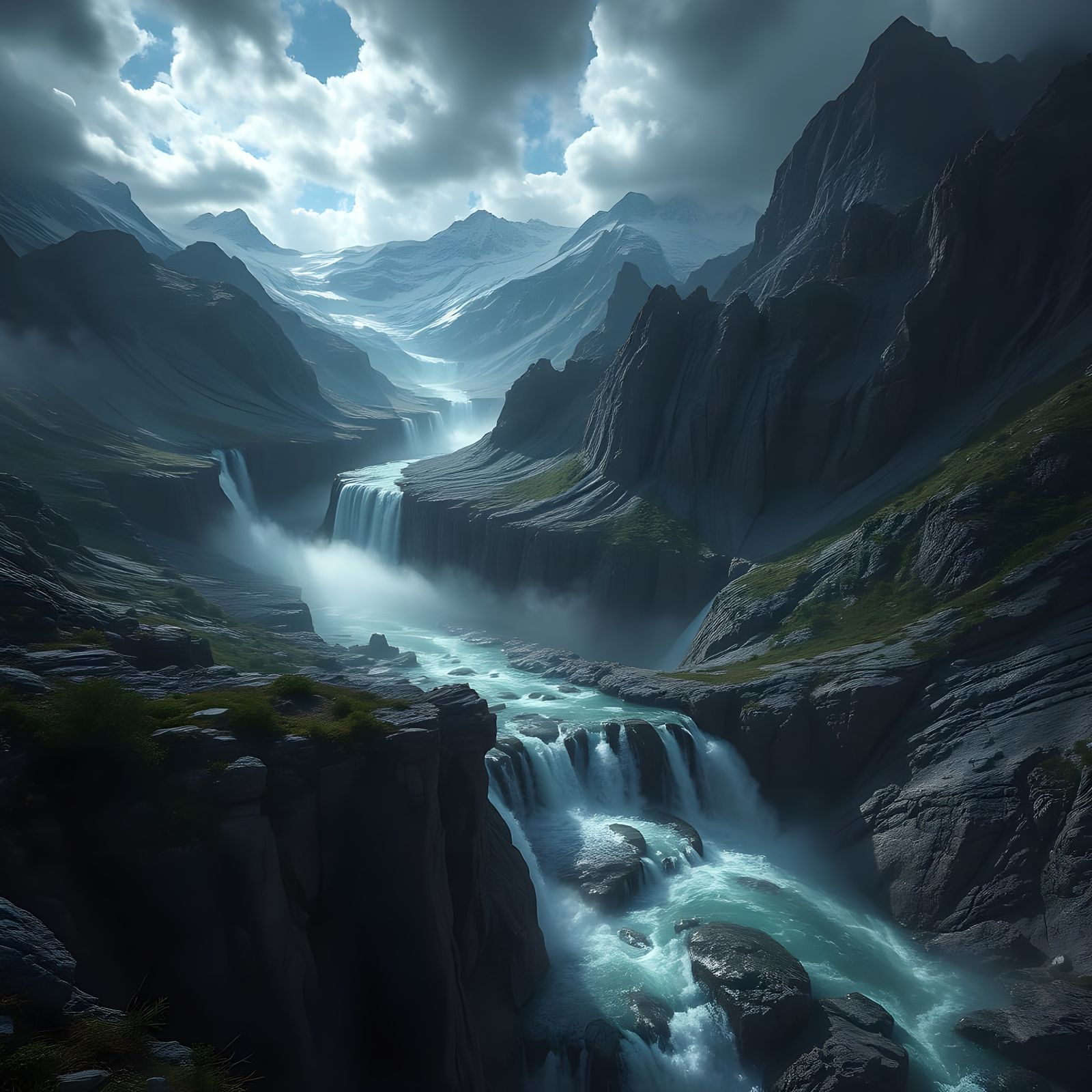 The Water Races Ahead of the Wind