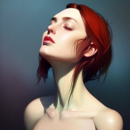 Hyperdetailed Pickle Portrait in Art Nouveau Style