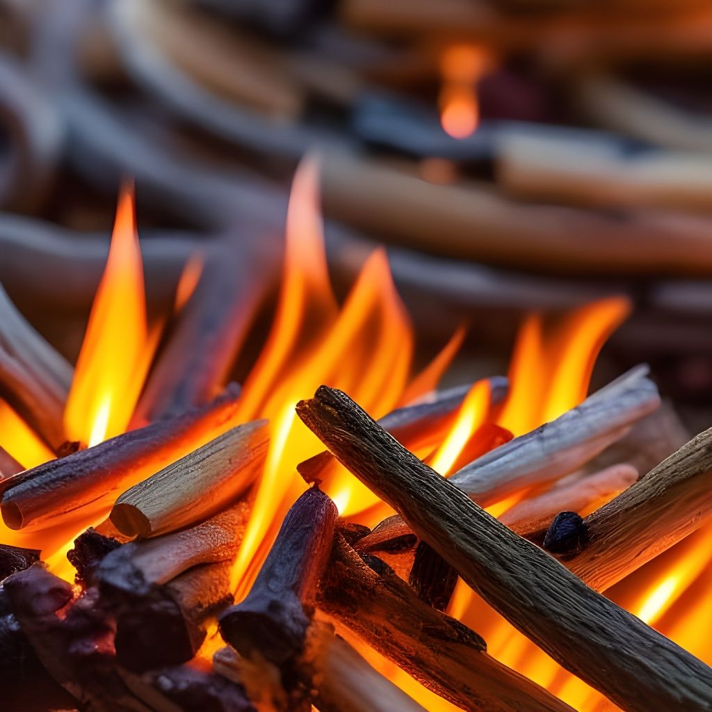 Campfire Smores in Detailed Matte Painting Style