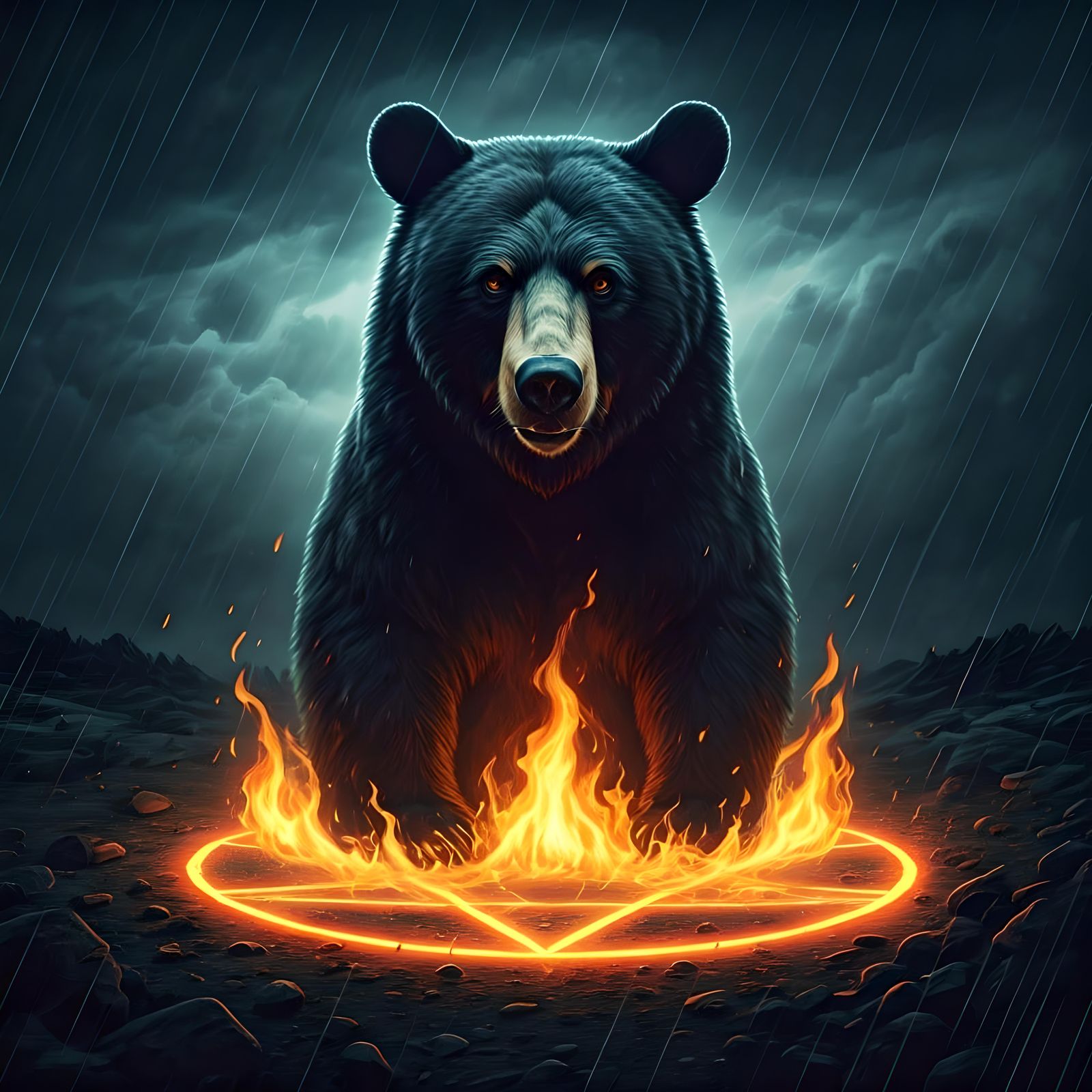 Black Bear Summoning in Smoky Mountains