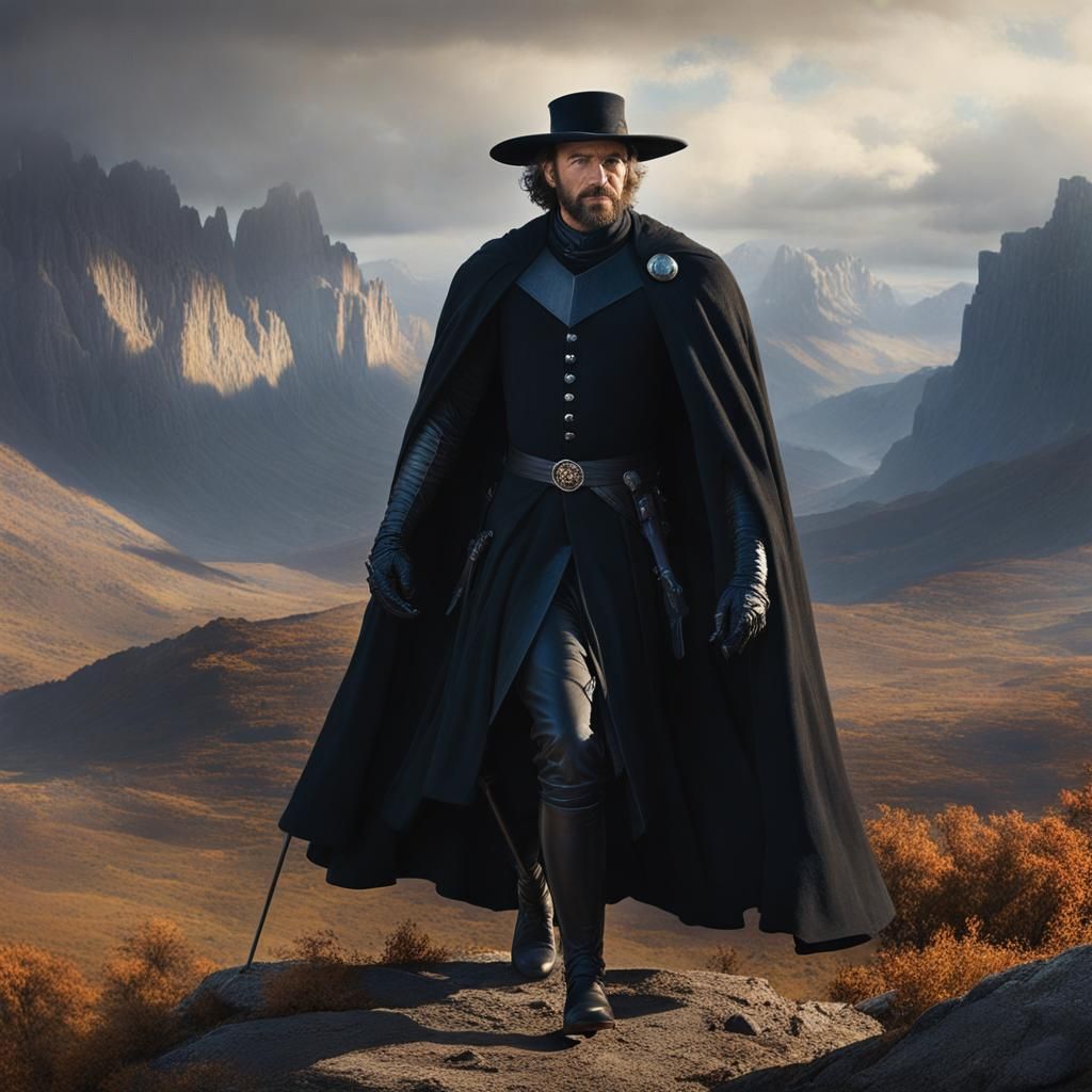 Solomon Kane, Puritan Adventurer in Fantasy Art Style