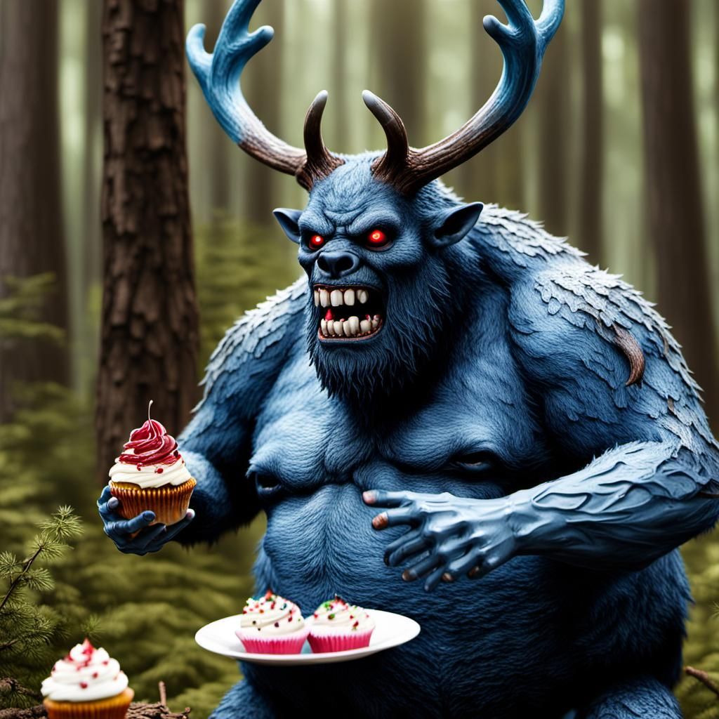Bloo, the overweight wendigo with a sweet tooth