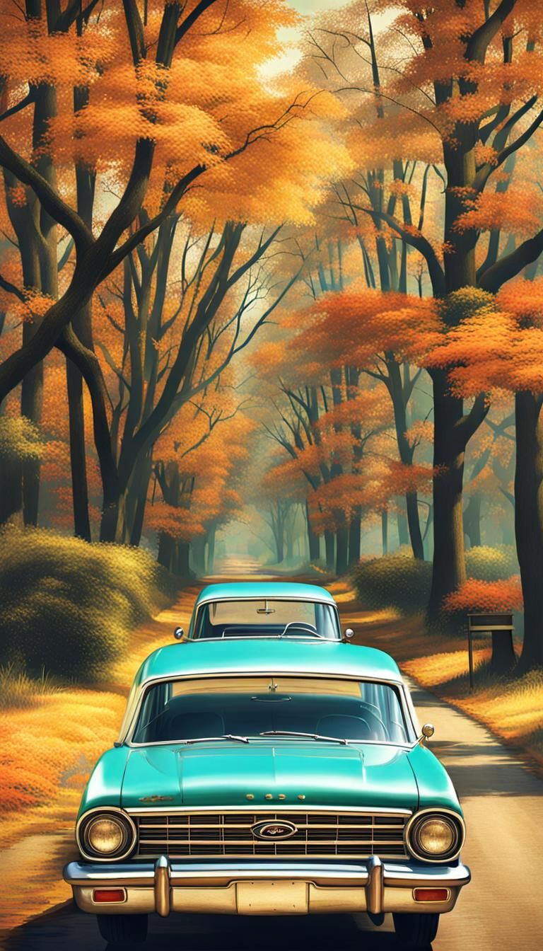 Evoking Vintage Nostalgia: A Timeless Scene