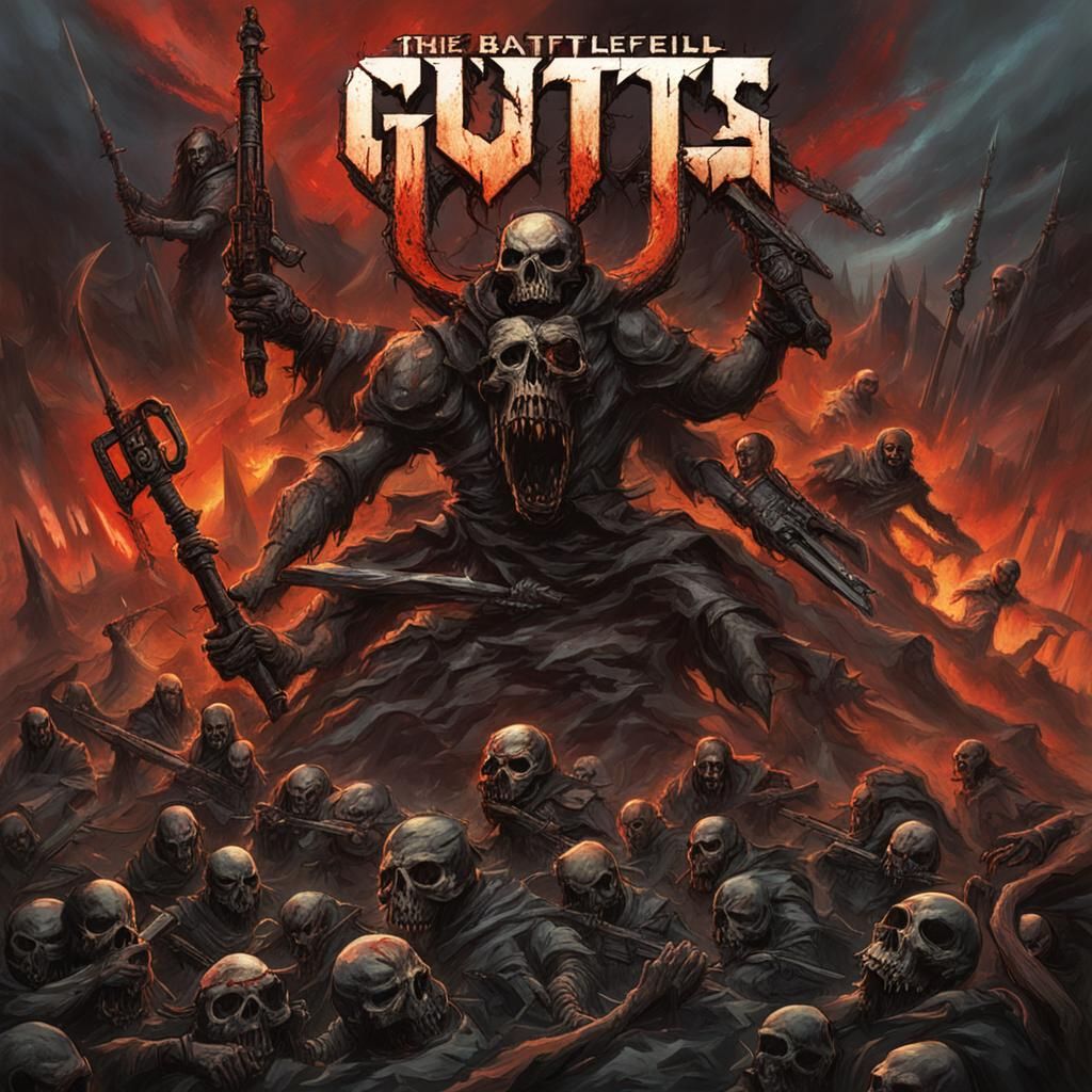 Sinister Death Metal Album Cover Art: Urban Battlefield