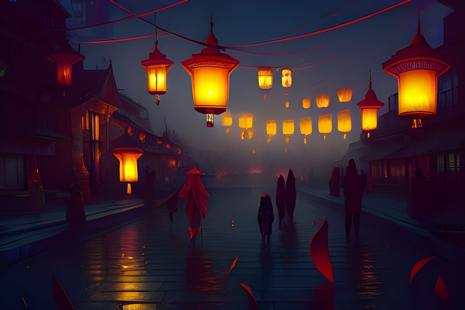 Festival of Lights and Lanterns, Digital Art