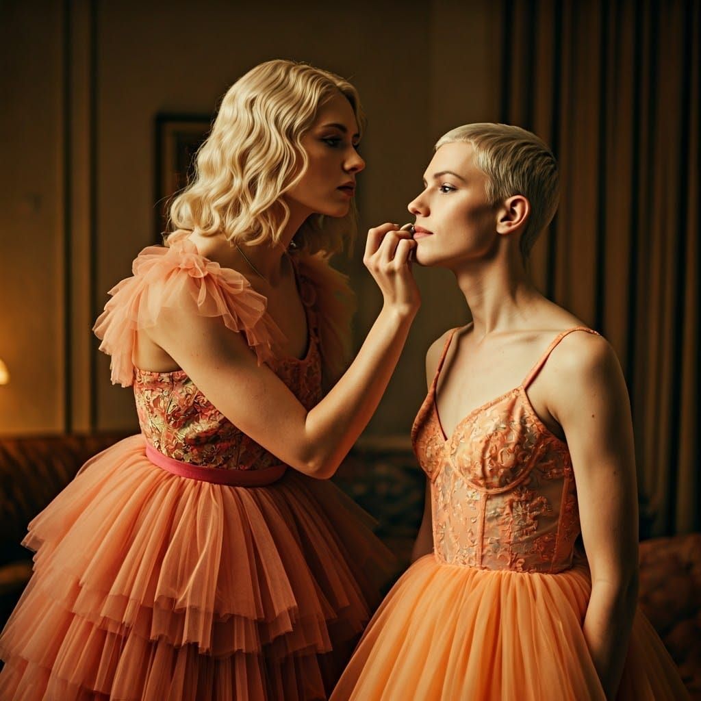 Southern Belle Romance in a Cozy Living Room