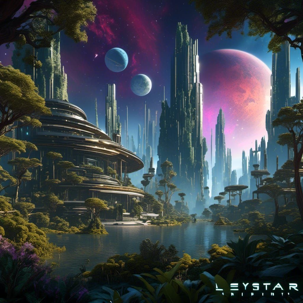 Elysium Prime: A Lush and Vibrant Alien Planet