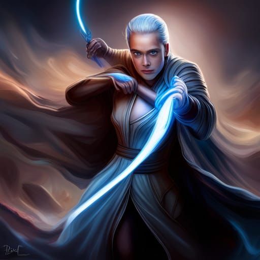Obi-Wan Kenobi and Asajj Ventress Duel