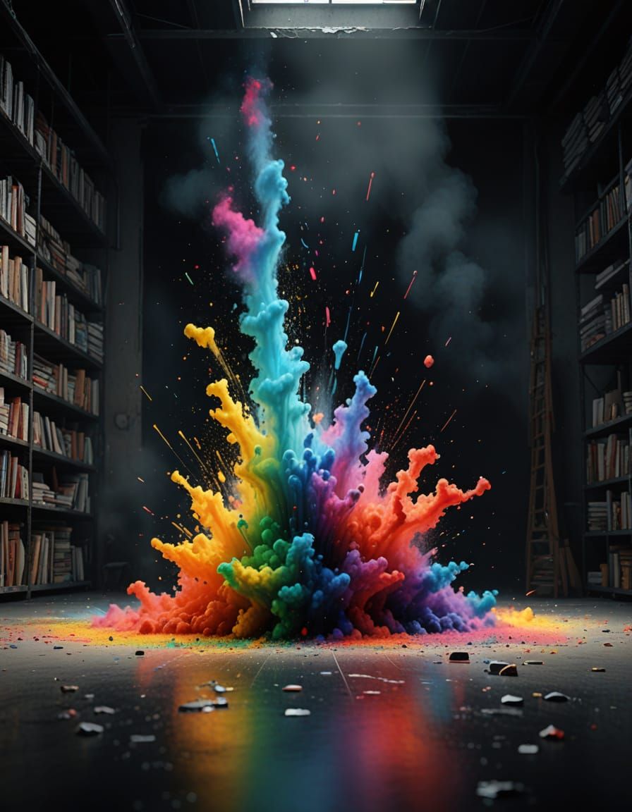 Vivid Watercolor Painting of Number 70