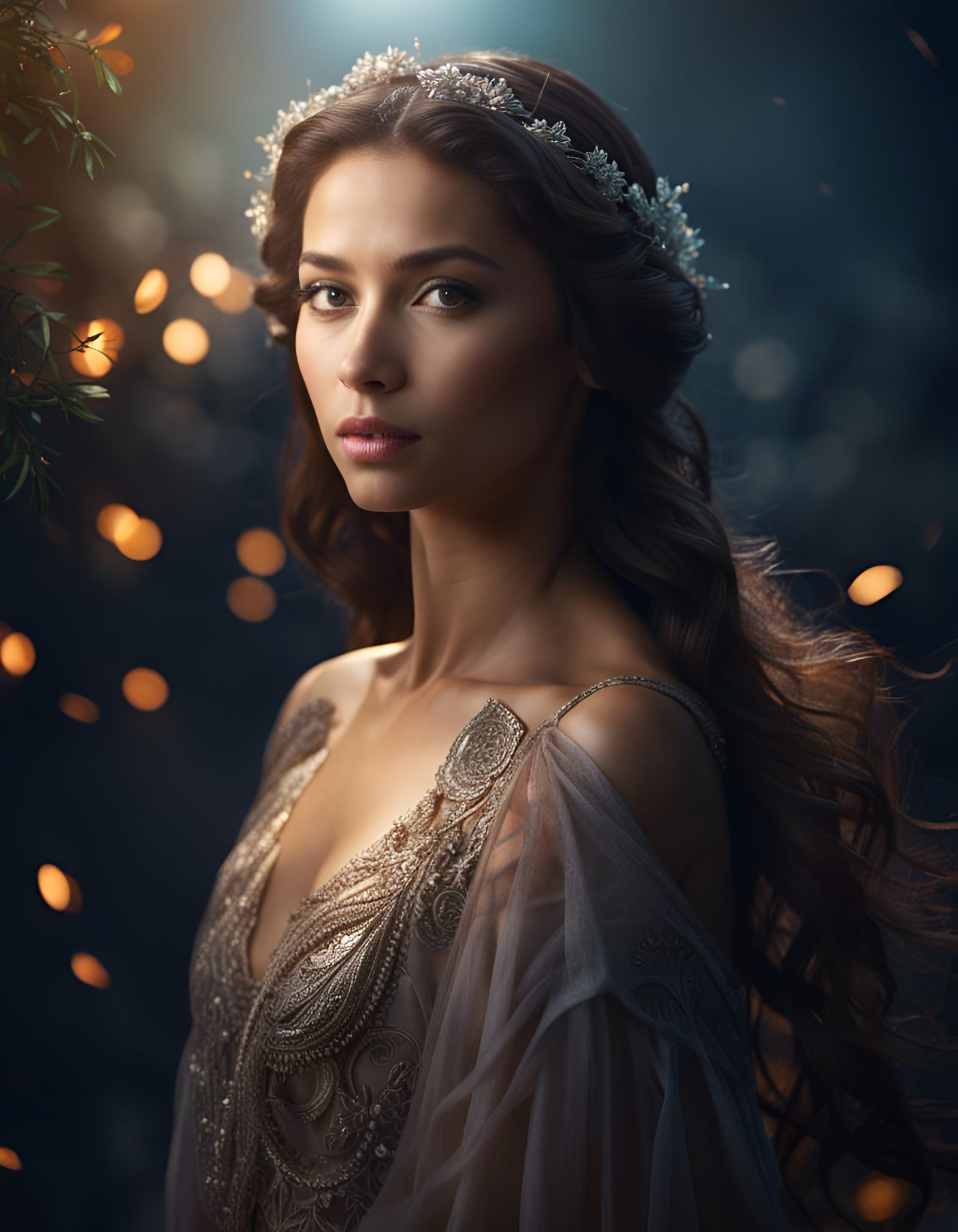 Mystical Nymph in Nature: Ultra Realistic CGI Render