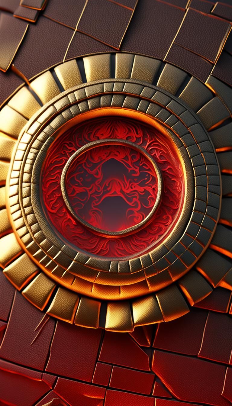 Detailed 3D Dragon Head Relief Sculpture